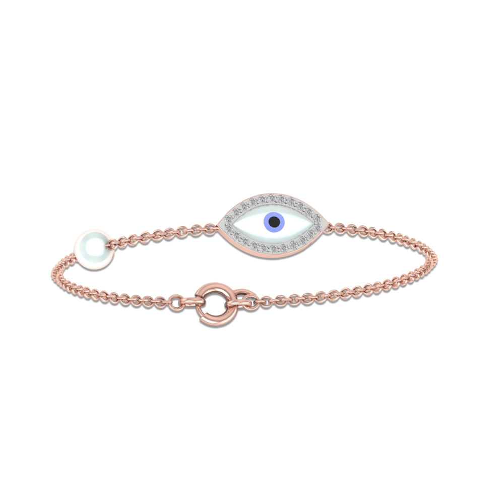 Noor Pearl Evil Eye Bracelet