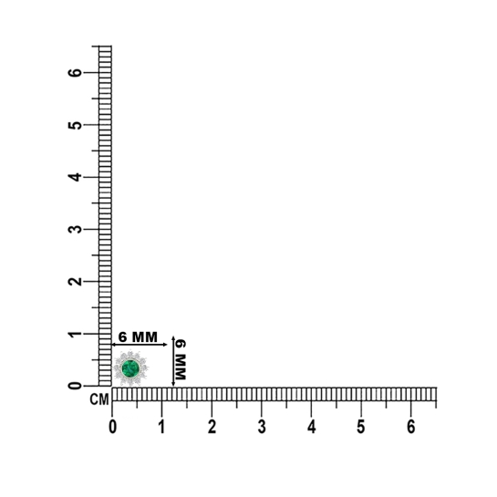 14k/18k Noor-E-Emerald Diamond Nosepin