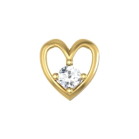 Novalee Yellow Gold Diamond Nosepin Screw