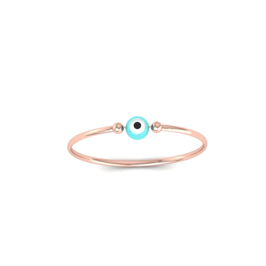 Ocean Eye Gold Bangle