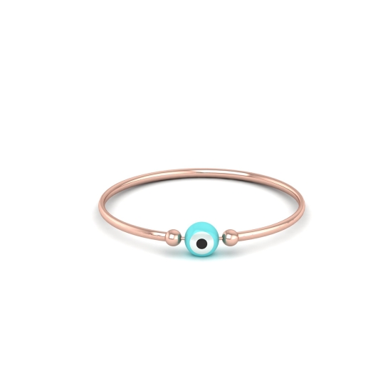 Ocean Eye Gold Bangle
