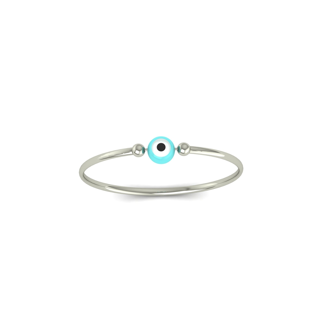 Ocean Eye Gold Bangle