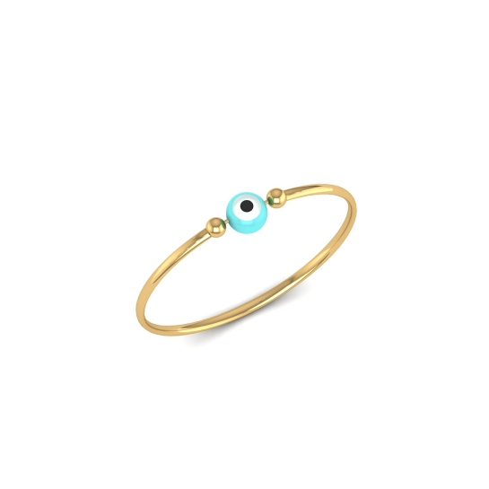 Ocean Eye Gold Bangle