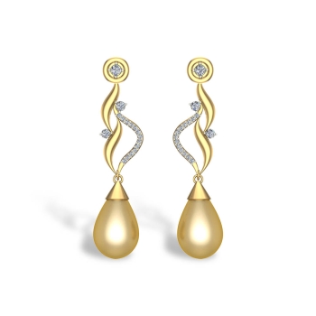 Olive Diamond Earrin…