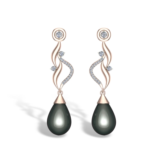 Olive Diamond Earring