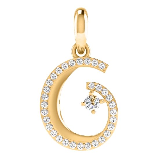 Paisley Diamond Pendant