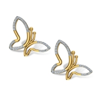 Paloma Butterfly Diamond Studs