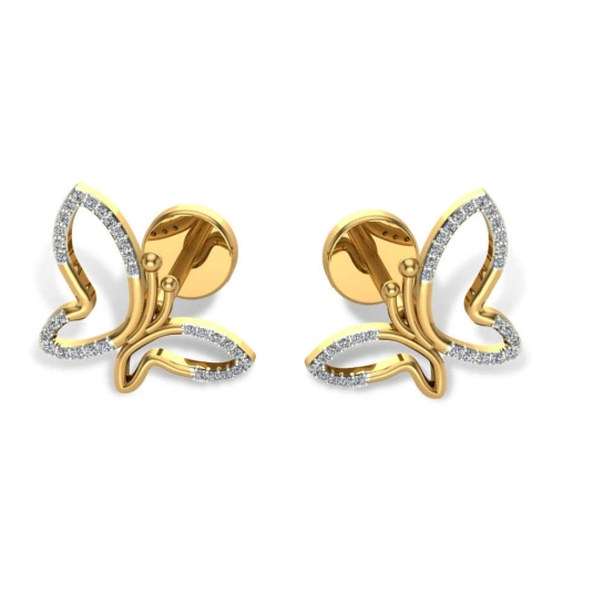 Sienna Butterfly Diamond Studs