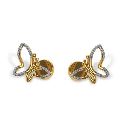 Roselyn Butterfly Diamond Studs