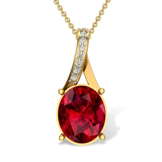 Prayana 18kt Gold and Diamond Pendant