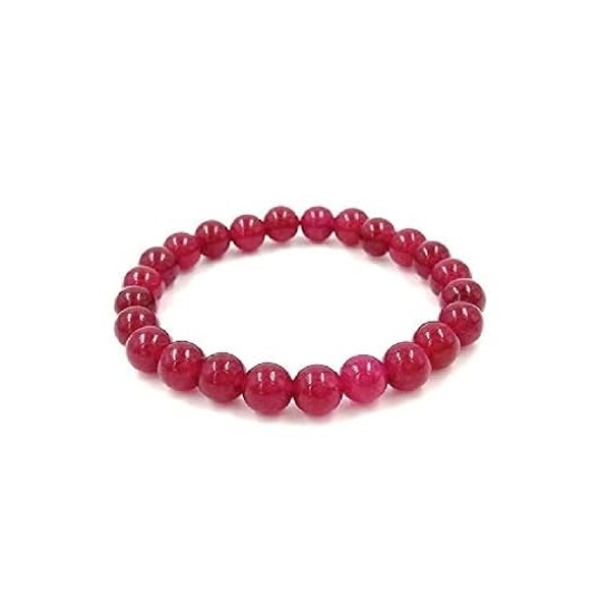 Ruby Gemstone Bracelet | Original Manik Stone | Handmade & Certified