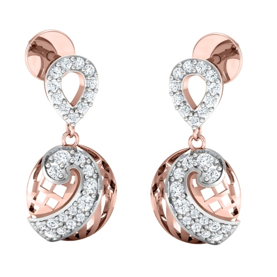 Radha Gold Diamond Earrings 