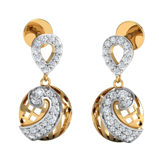 Radha Gold Diamond Earrings 
