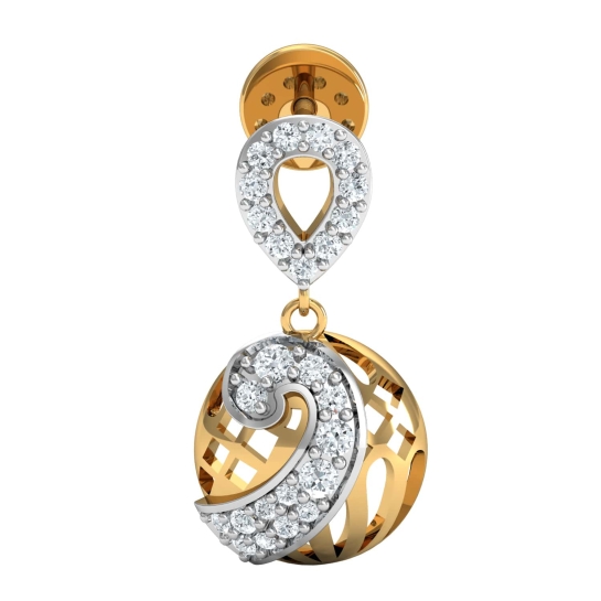 Radha Gold Diamond Earrings 