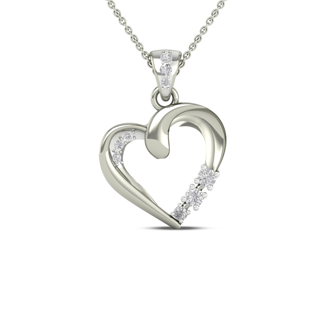 14k/18k Radiant Love Gold Heart Charm
