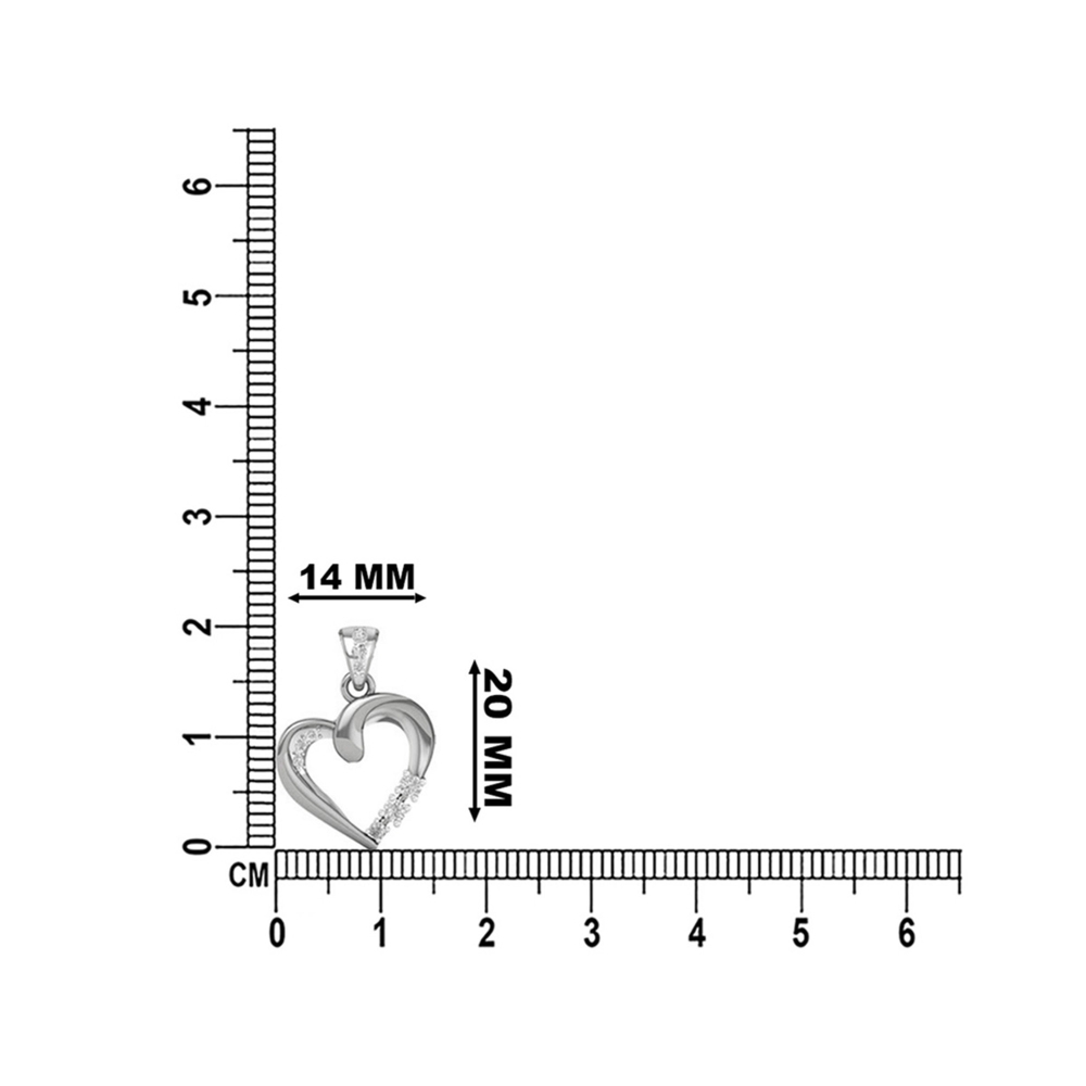 14k/18k Radiant Love Gold Heart Charm