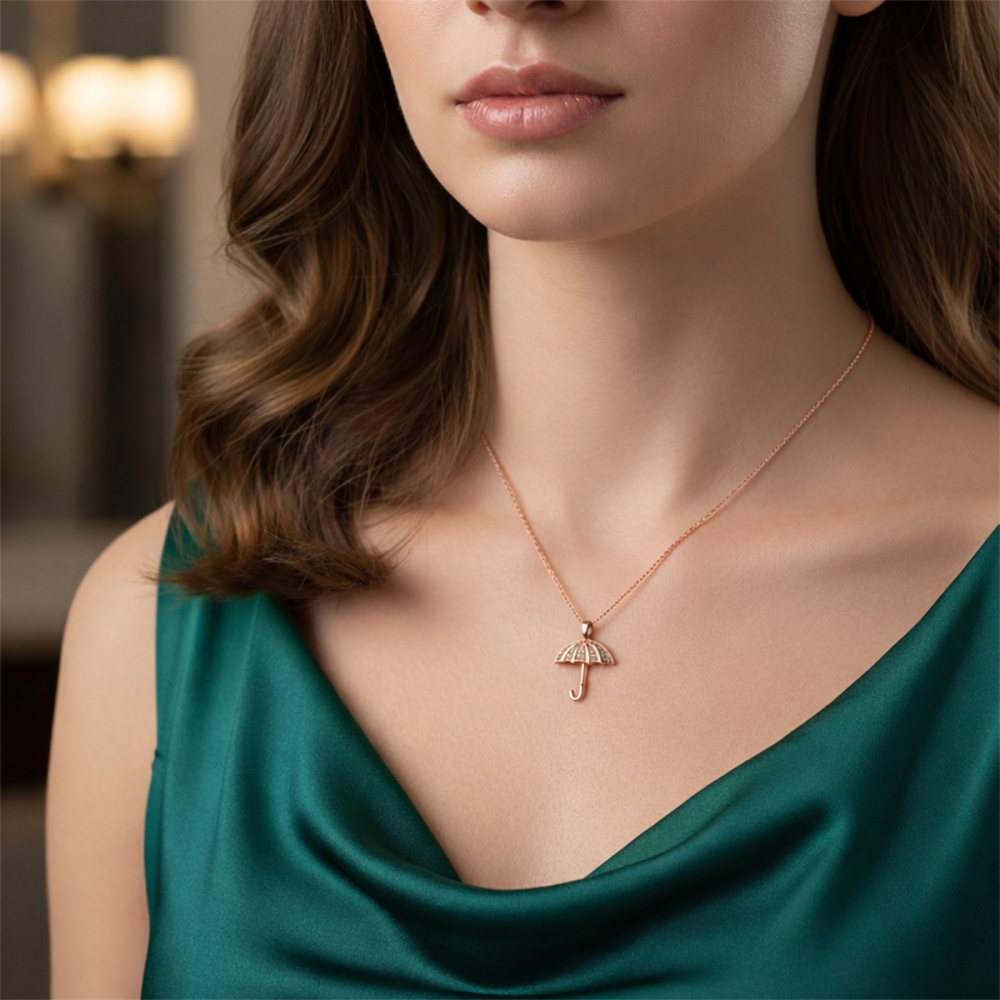 RainBloom Diamond Pendant