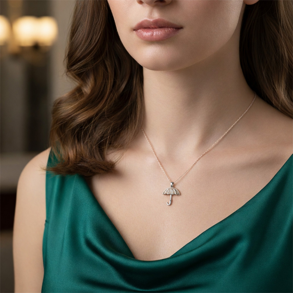 RainBloom Diamond Pendant