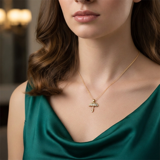 RainBloom Diamond Pendant