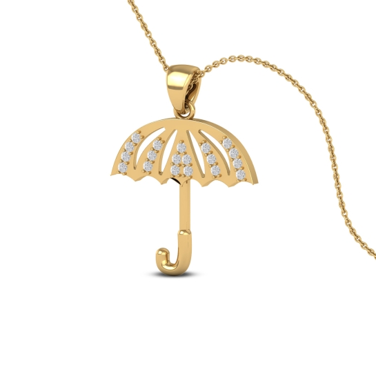 RainBloom Diamond Pendant
