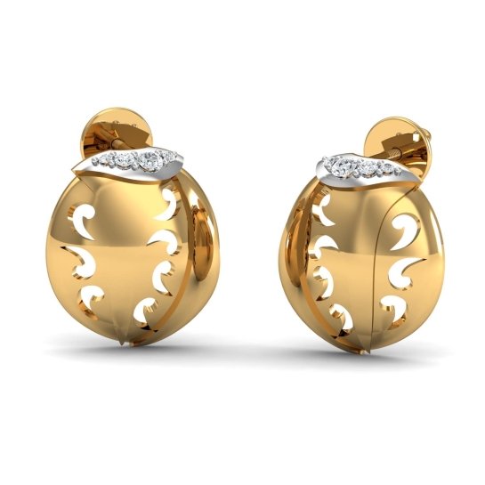 Rajeshri Gold Diamond Earrings 
