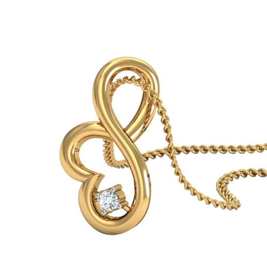 Rashmi Gold and Diamond Pendant