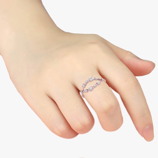 Madhu Rose Gold Diamond Ring