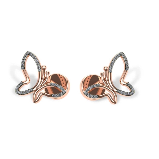 Paloma Butterfly Diamond Studs