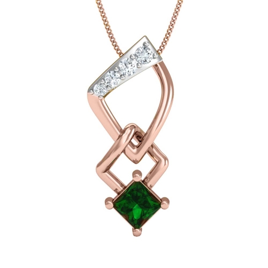 Breena Gold and Diamond Pendant