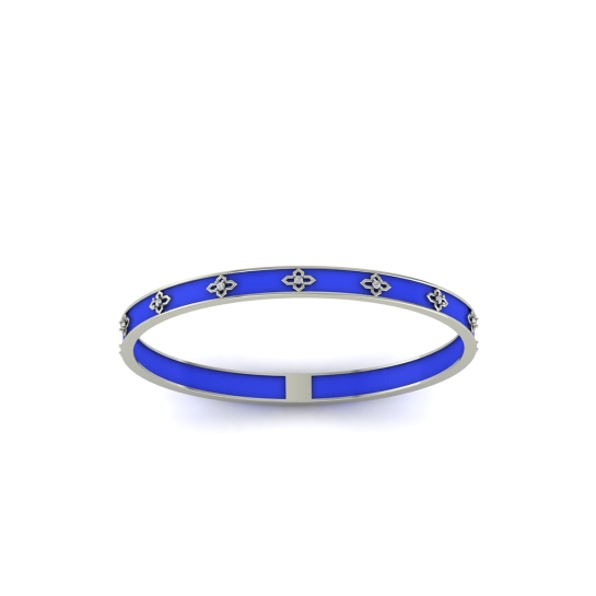 Royal Sapphire Bloom Bangle