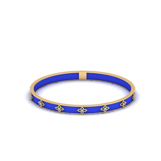 Royal Sapphire Bloom Bangle