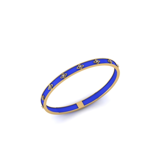Royal Sapphire Bloom Bangle