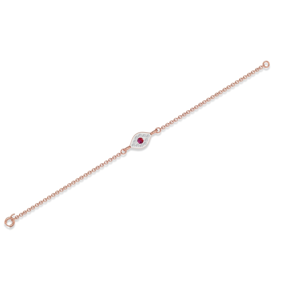 Ruby Aura Diamond Bracelet