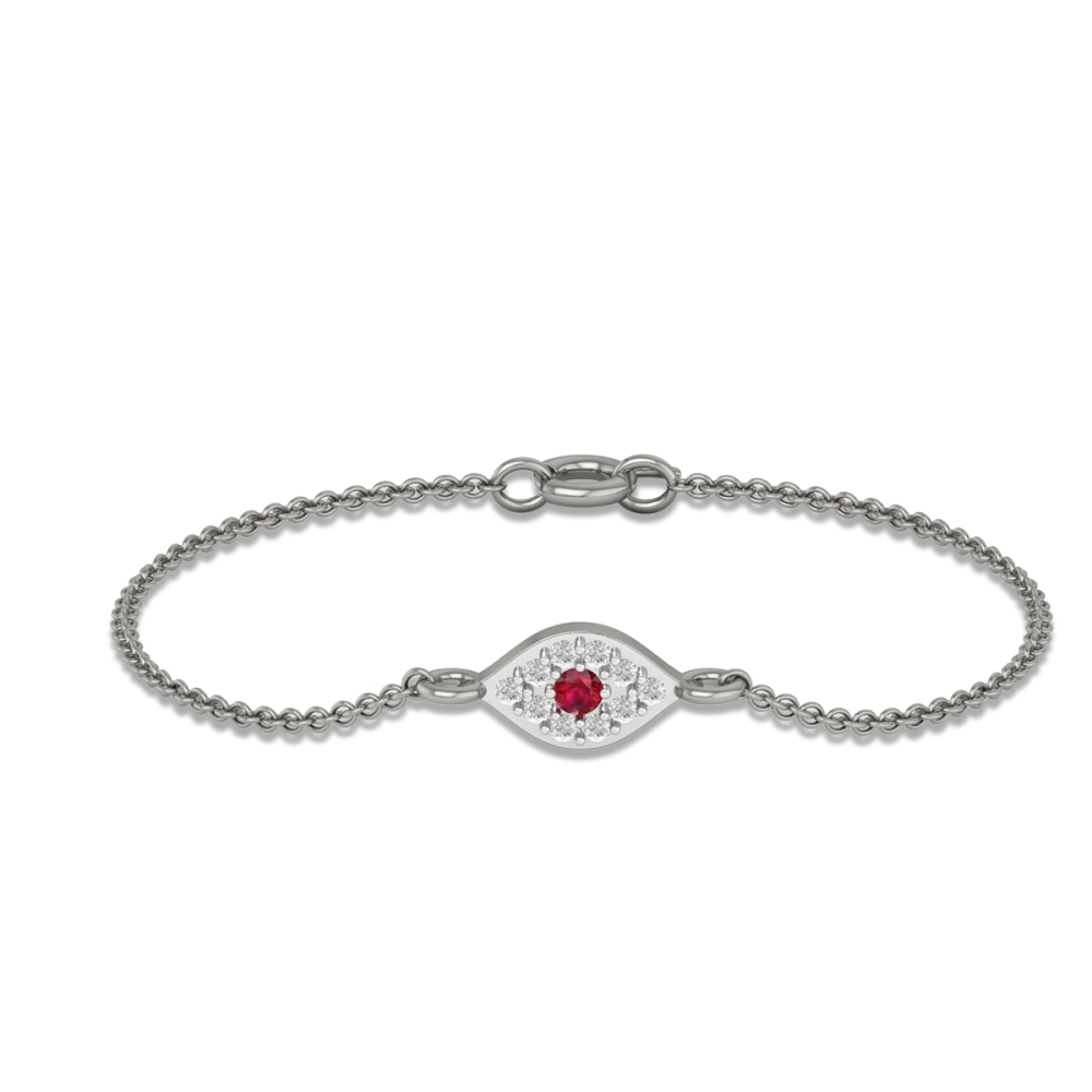 Ruby Aura Diamond Bracelet