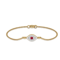 Ruby Aura Diamond Bracelet