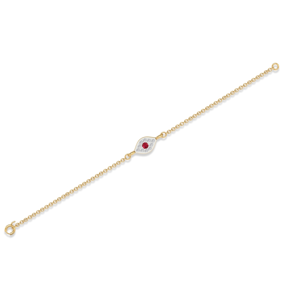 Ruby Aura Diamond Bracelet