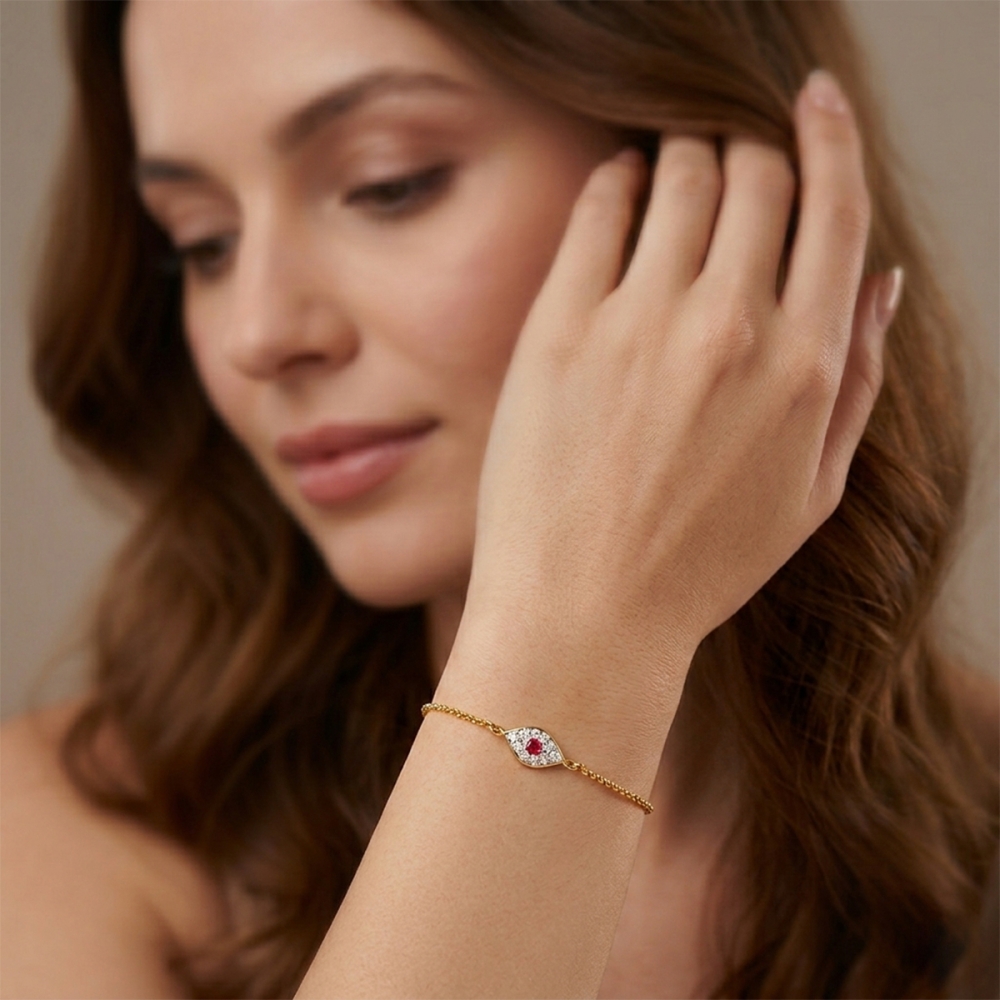 Ruby Aura Diamond Bracelet