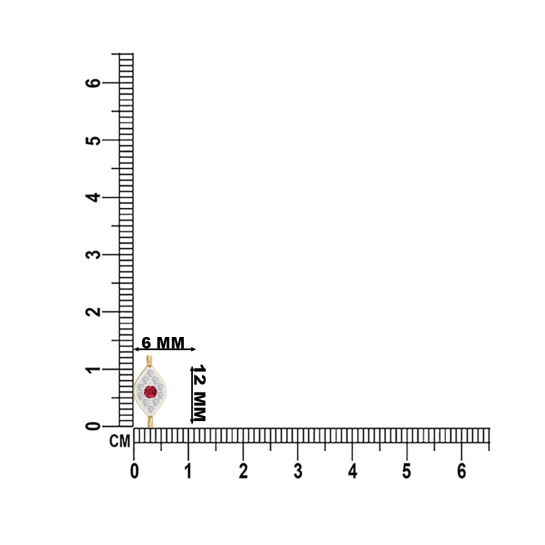 Ruby Aura Diamond Bracelet