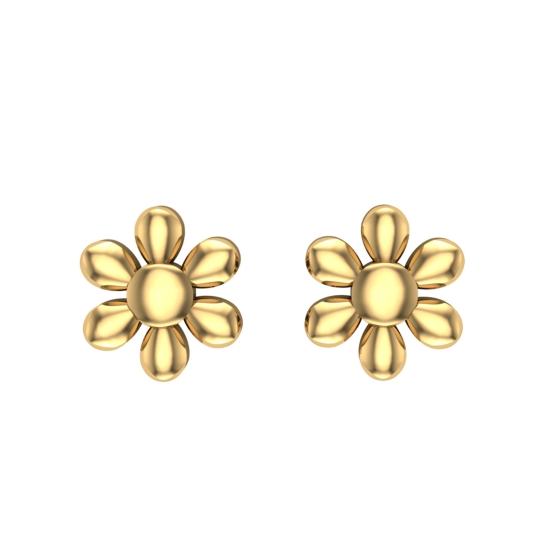 Ruchi Gold Stud Earring