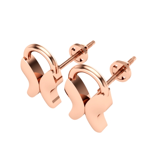 Sapna Gold Stud Earring