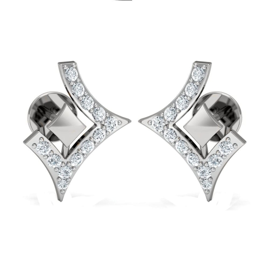 Sarah Gold  Diamond Earrings 