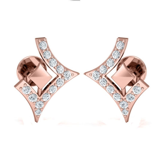 Sarah Gold  Diamond Earrings 