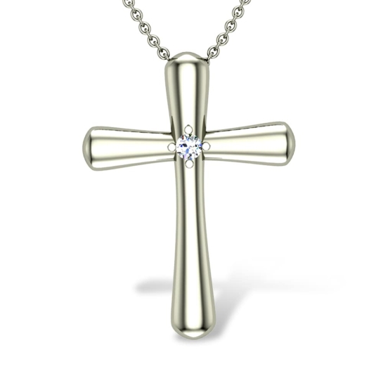 Sariah Jesus Diamond Pendant