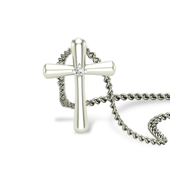 Sariah Jesus Diamond Pendant