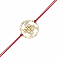 Sawastik Initial Thread Rakhi