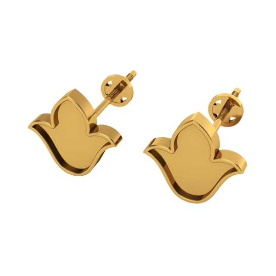 Shelly Gold Stud Earring