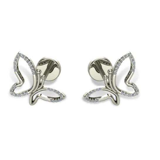 Sienna Butterfly Diamond Studs