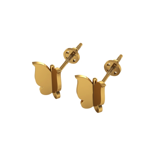 Simran Gold Stud Earring