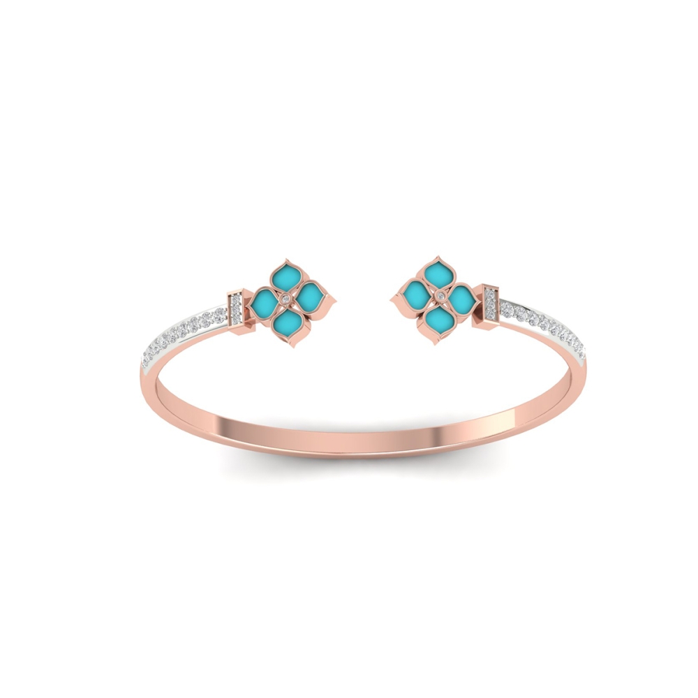 Sky Blossom Open Bracelet