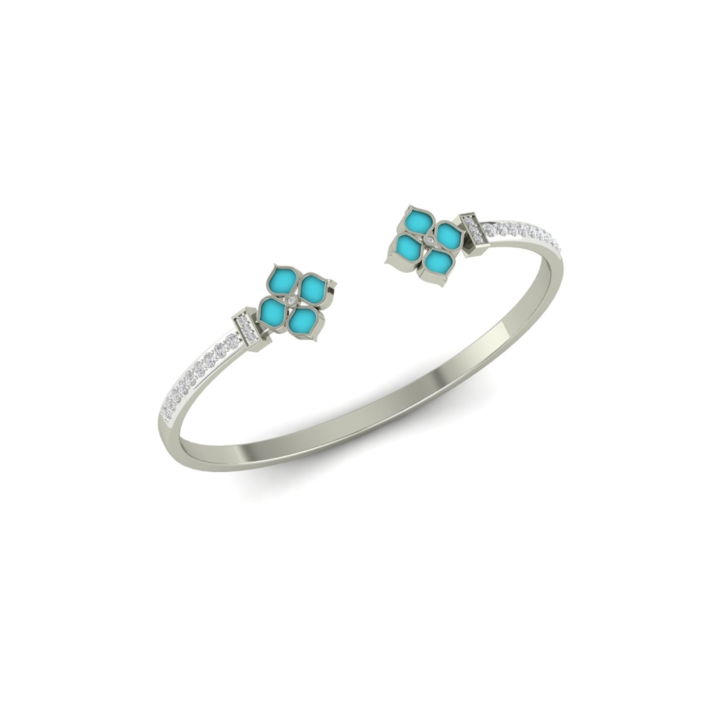 Sky Blossom Open Bracelet